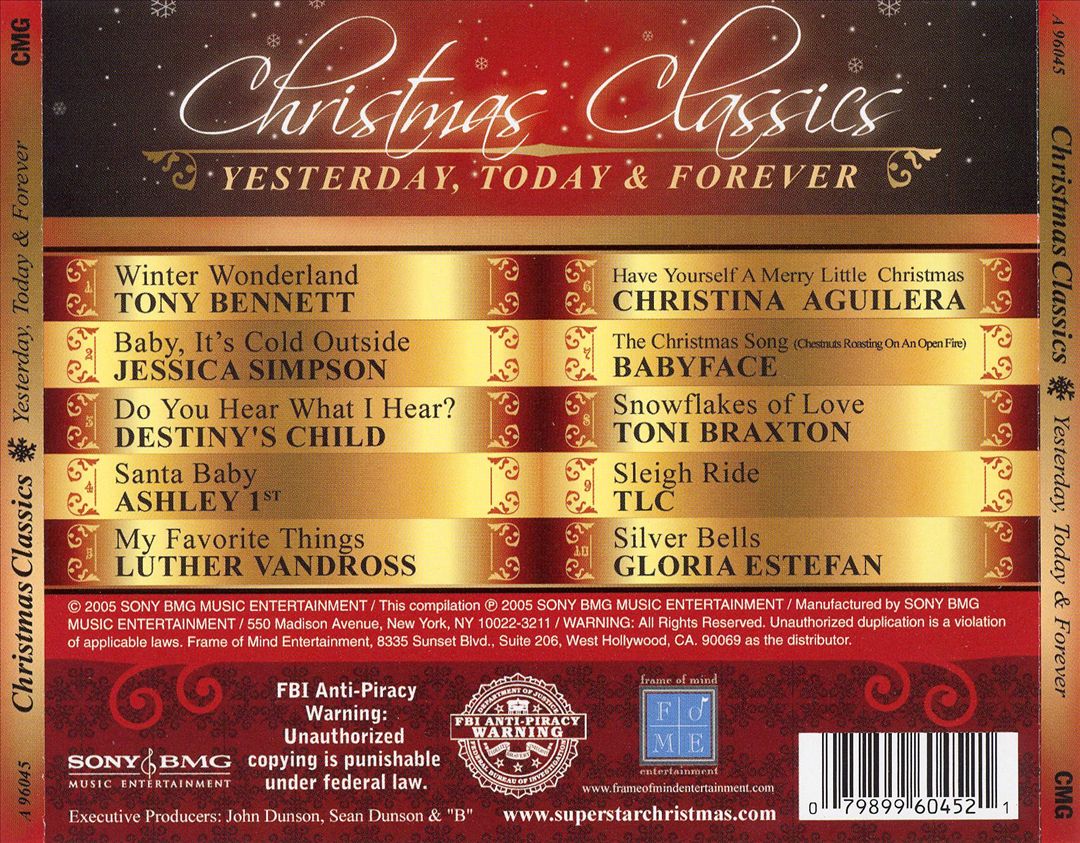 Christmas Classics: Yesterday Today Forever cover art