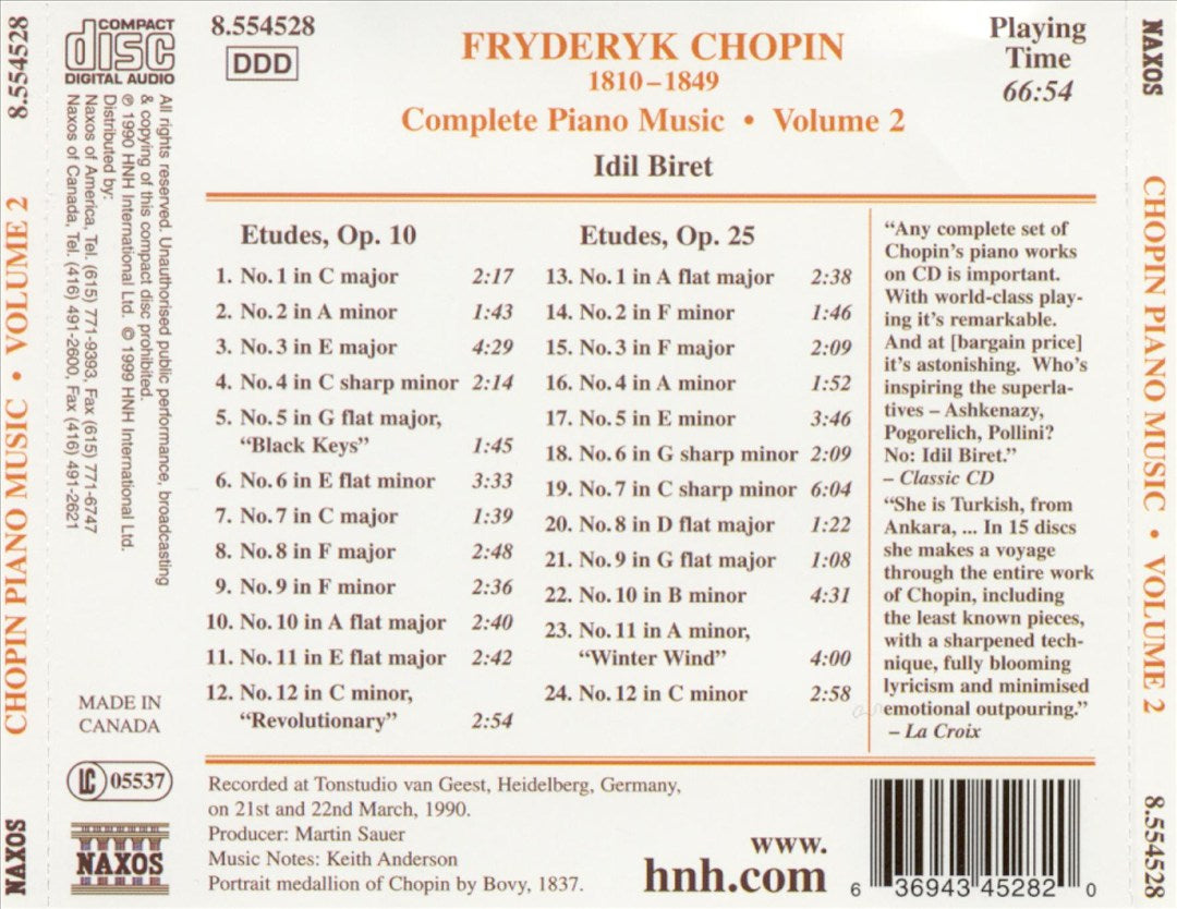 Chopin: Etudes cover art
