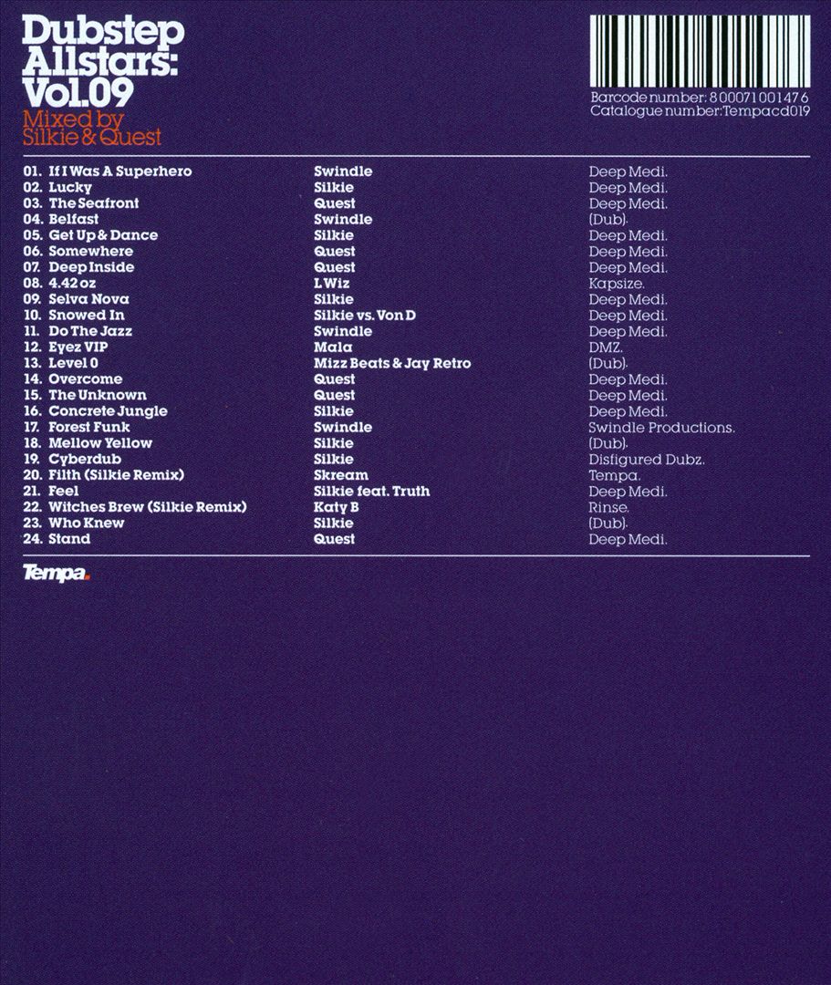 Dubstep Allstars Vol. 09: Mixed by Silkie & Quest cover art