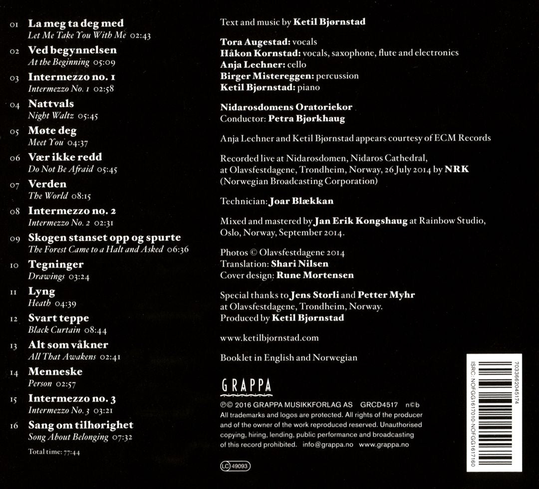 Sanger om Tilhørighet cover art