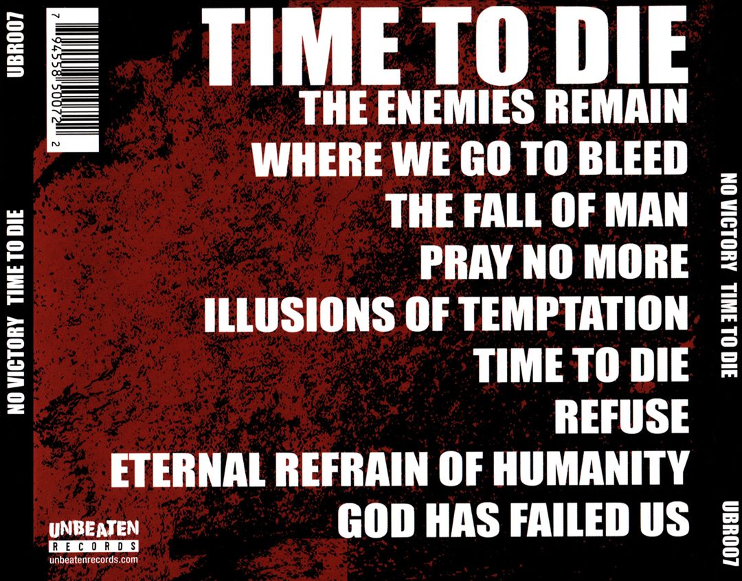 Time to Die cover art