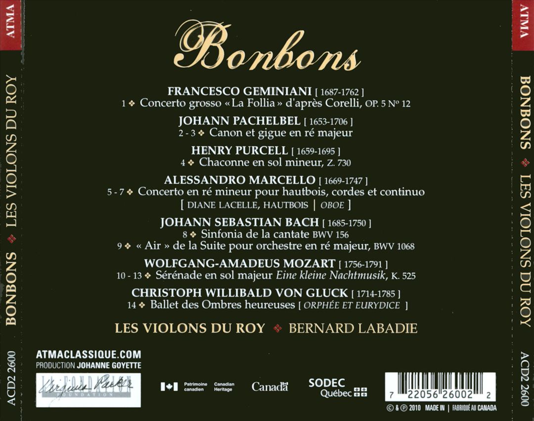 Bonbons cover art