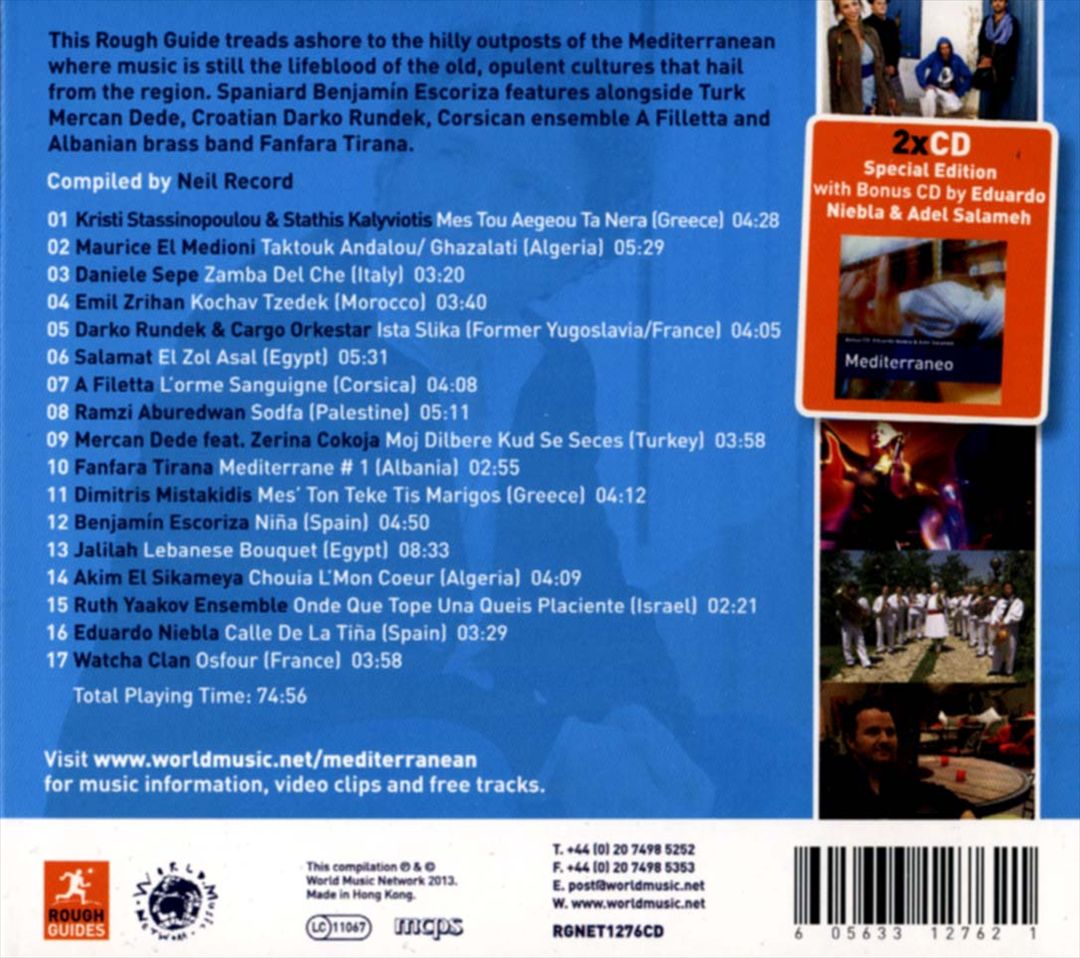 Rough Guide to the Music of the Mediterranean cover art