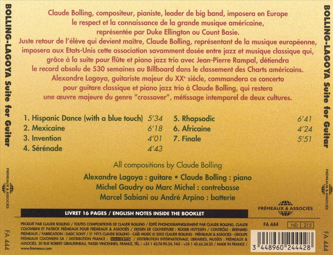 Bolling: Concerto for Classic Guitar & Jazz Piano Trio cover art