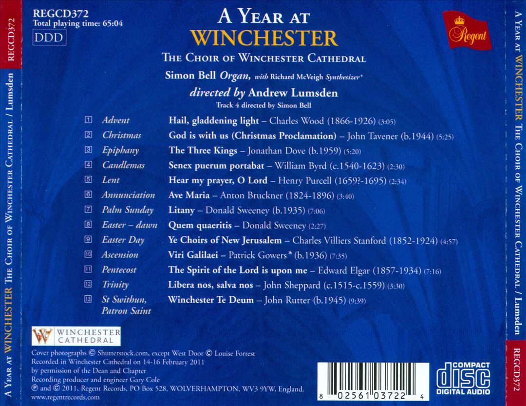 Year at Winchester cover art