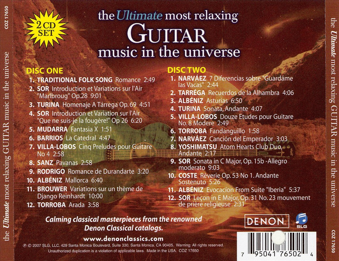 Ultimate Most Relaxing Classical Guitar Music In the Universe cover art