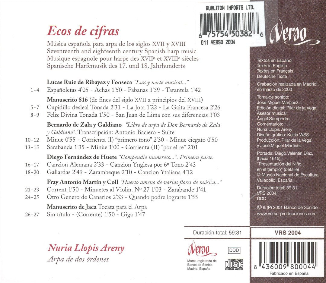 Ecos de cifras cover art