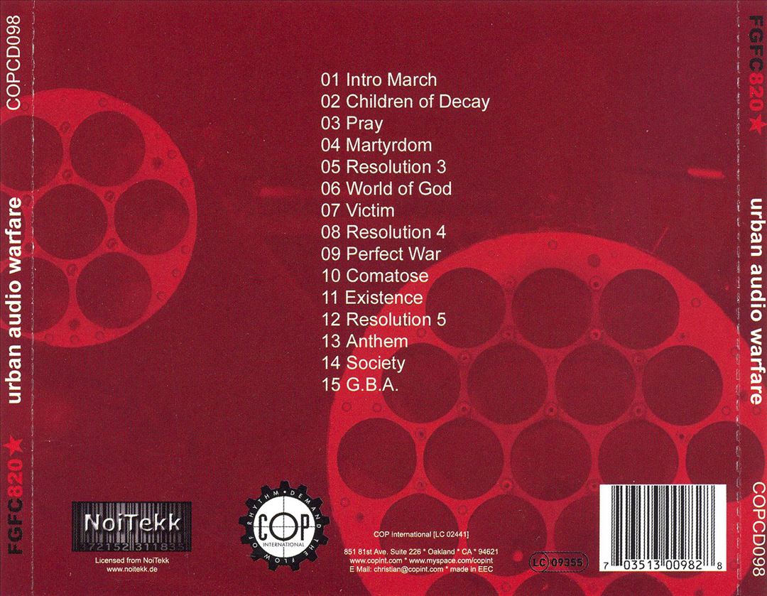 Urban Audio Warfare cover art
