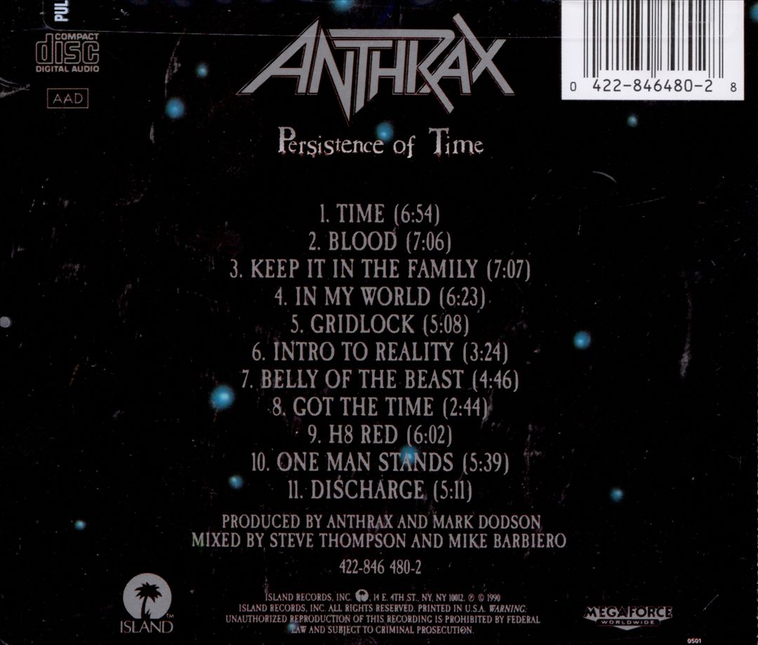 Persistence of Time cover art
