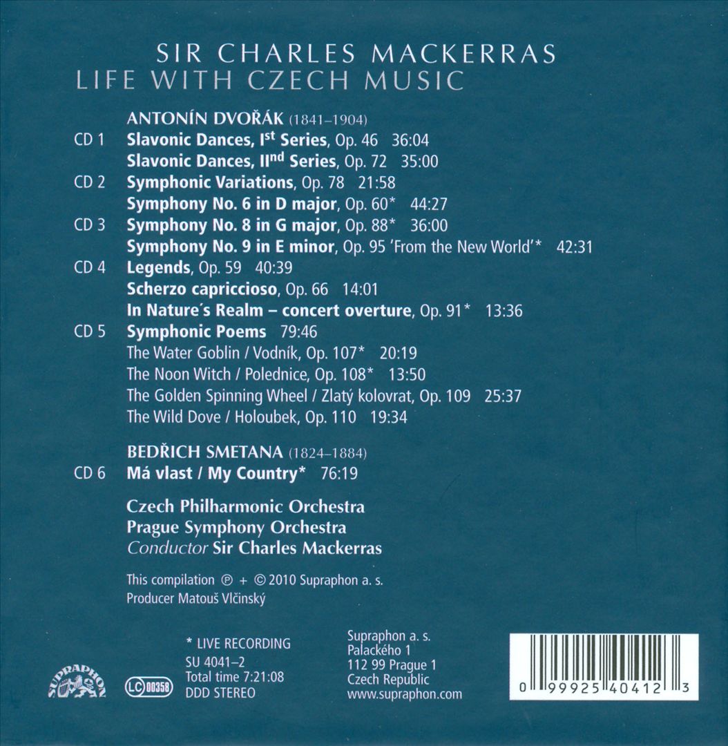 Life with Czech Music: Dvorák, Smetana cover art