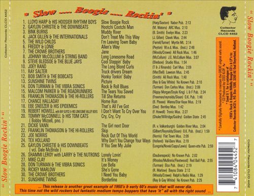 Slow Boogie Rockin' cover art