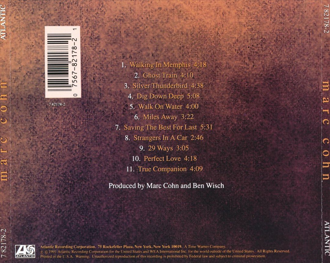 Marc Cohn cover art
