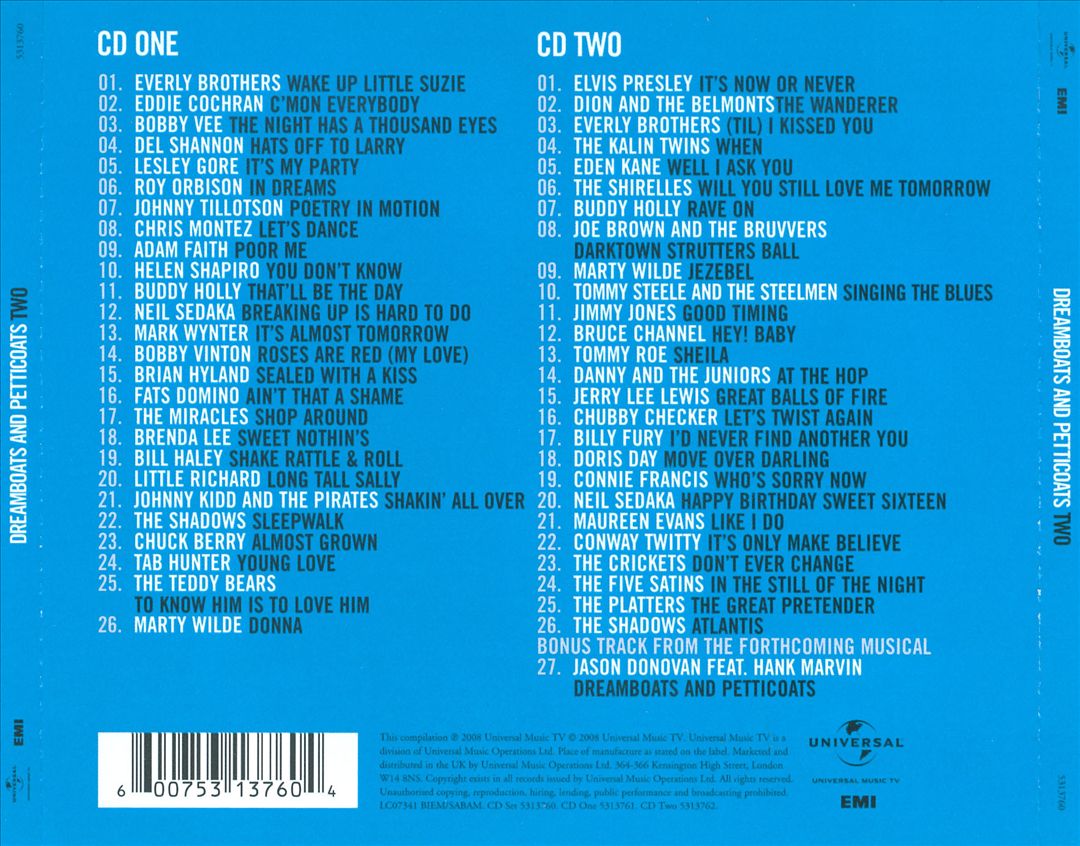 Dreamboats and Petticoats, Vol. 2 cover art