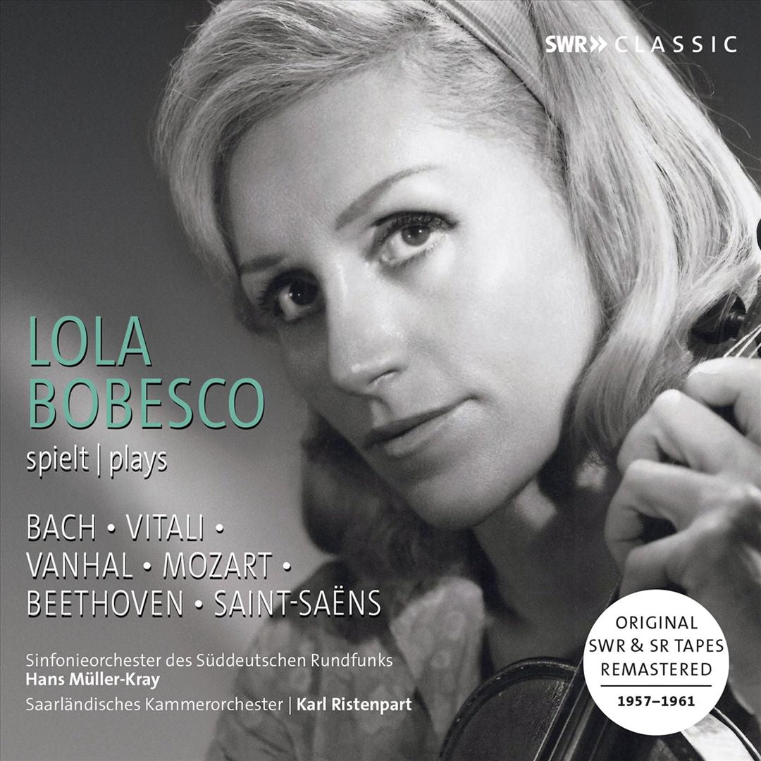 Lola Bobesco spielt Bach, Vitali, Vanhal, Mozart, Beethoven, Saint-Saëns cover art