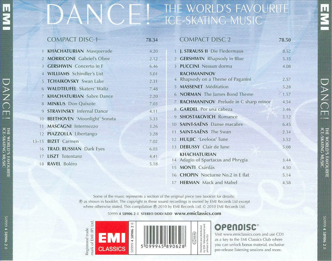 Dance! The World's Favourite Ice-Skating Music cover art