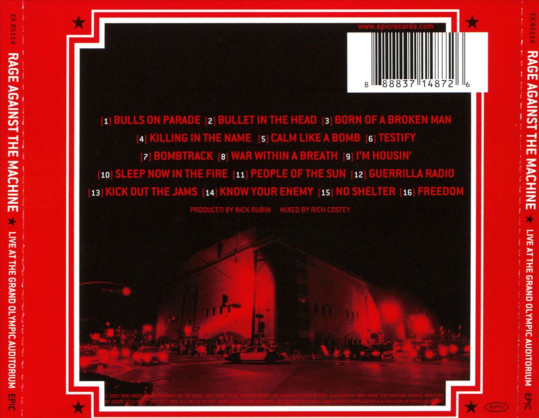 Live at the Grand Olympic Auditorium cover art