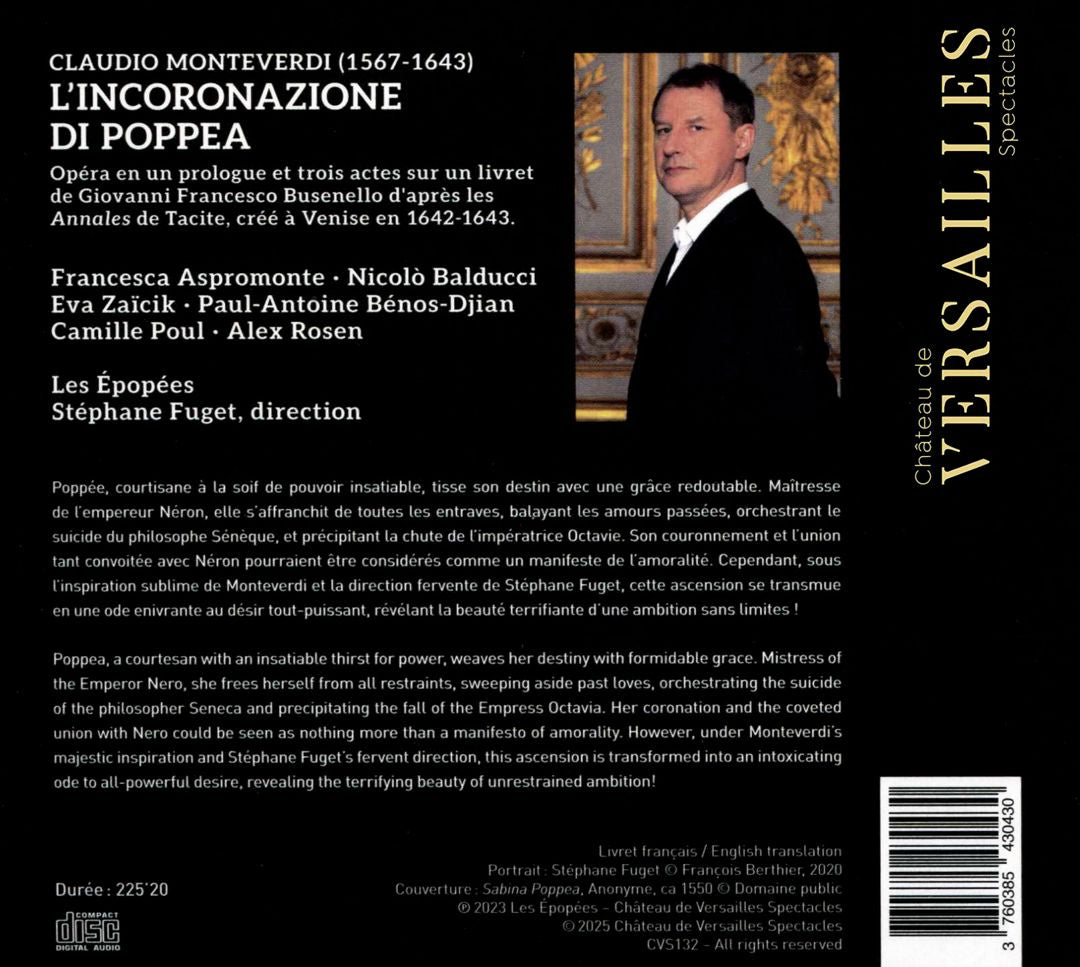 Monteverdi: L'Incoronazione di Poppea cover art