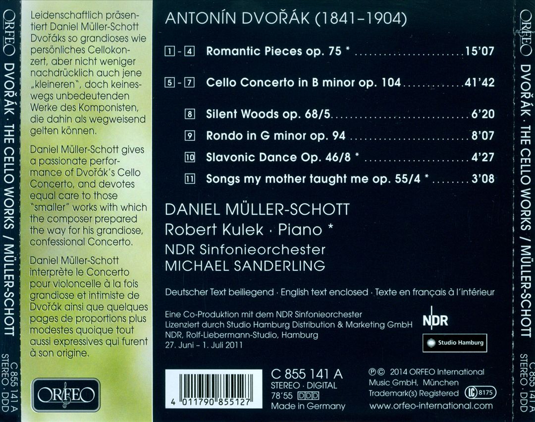 Dvorák: The Cello Works cover art