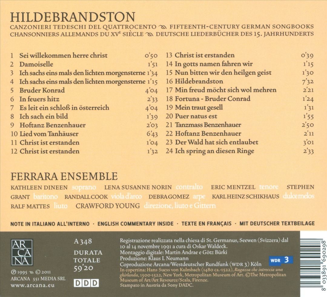 Hildebrandston cover art