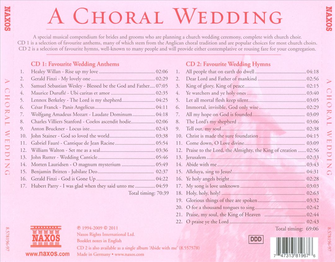 Choral Wedding cover art