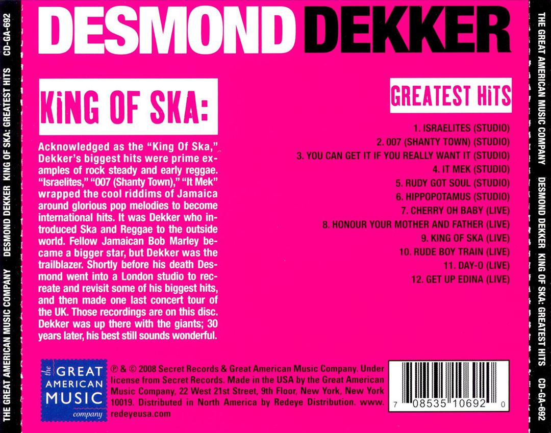 King of Ska: Greatest Hits cover art