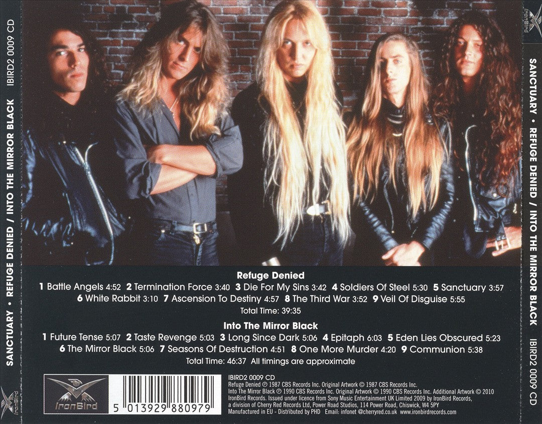 Refuge Denied/Into the Mirror Black cover art