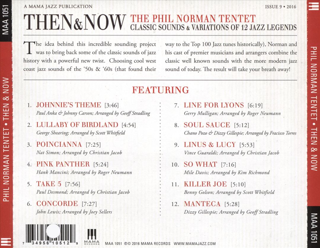 Then and Now: Classic Sounds & Variations of 12 Jazz Legends cover art