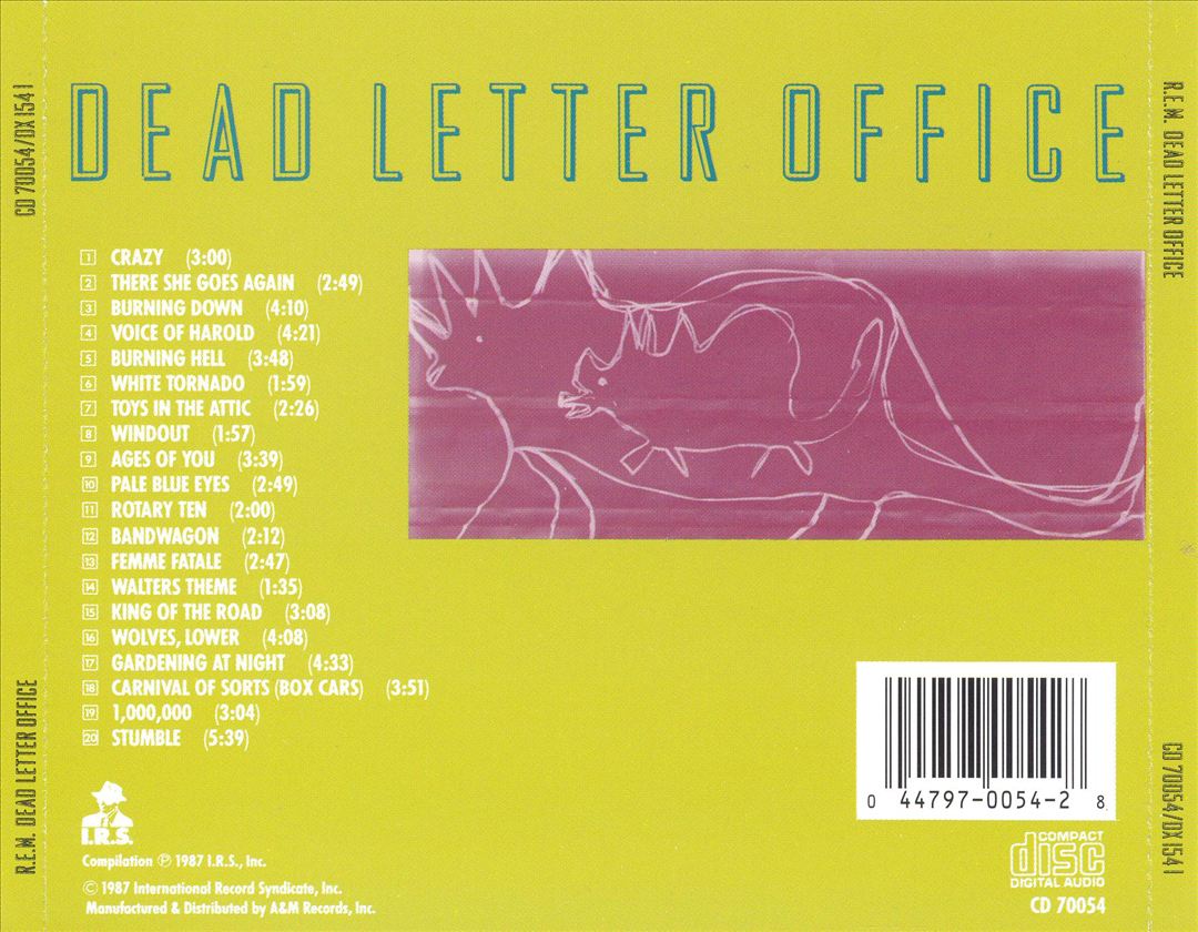 Dead Letter Office cover art