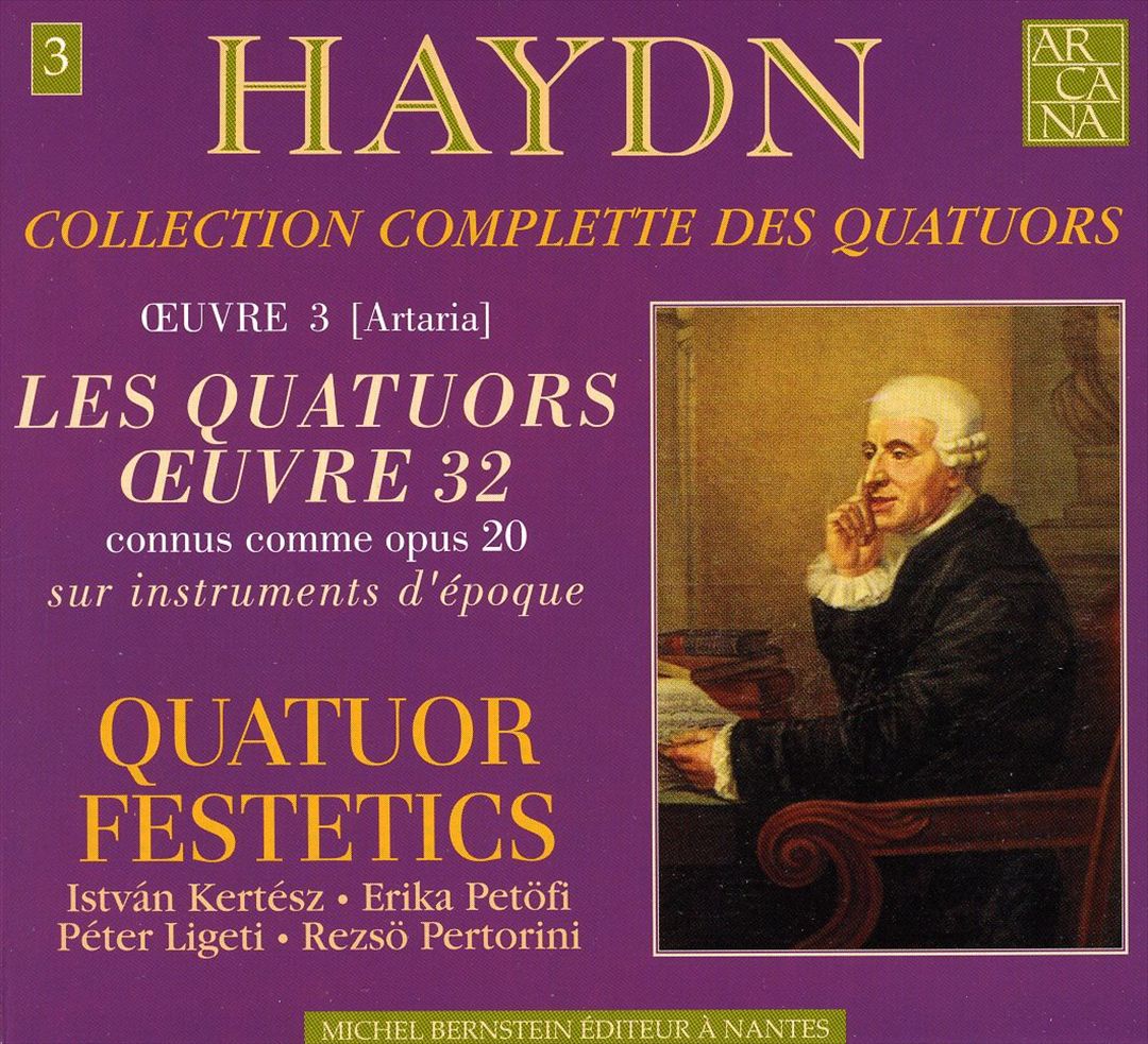 Haydn: Collection Complete des Quatuors, Vol. 3 - Les Quatuors Oeuvre 32 cover art