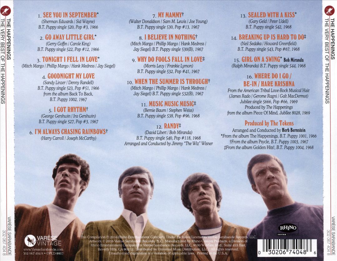 Very Best of Happenings cover art