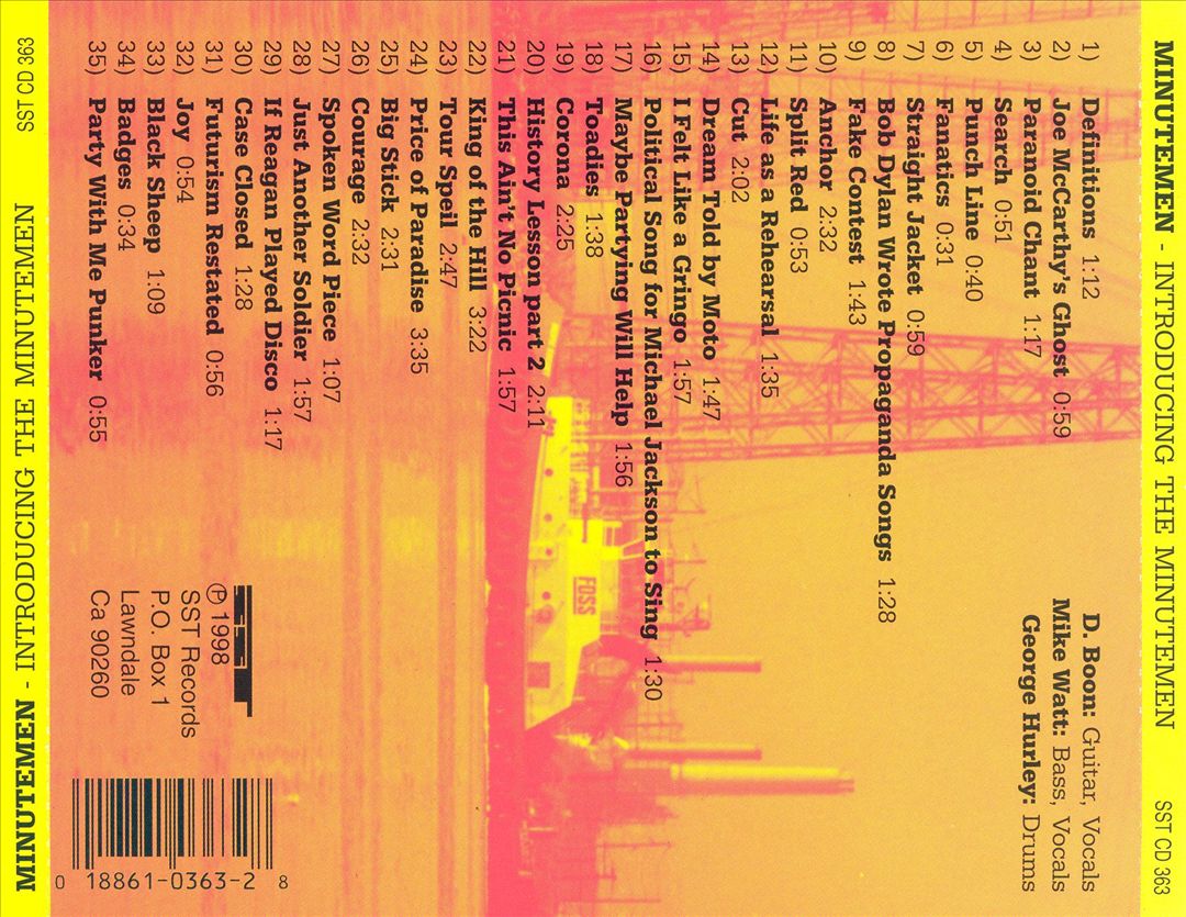 Introducing the Minutemen cover art