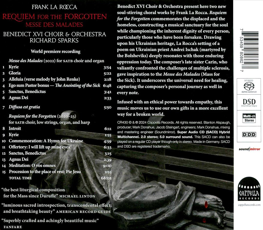 Frank La Rocca: Requiem for the Forgotten; Messe des Malades cover art