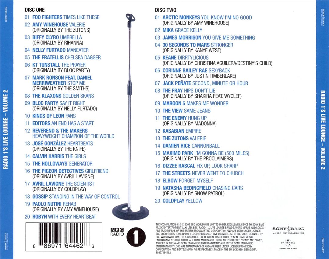 Radio 1's Live Lounge, Vol. 2 cover art