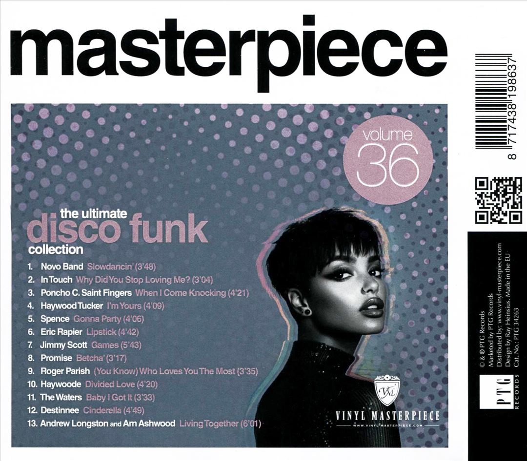 Masterpiece: The Ultimate Disco Funk Collection, Vol. 36 cover art