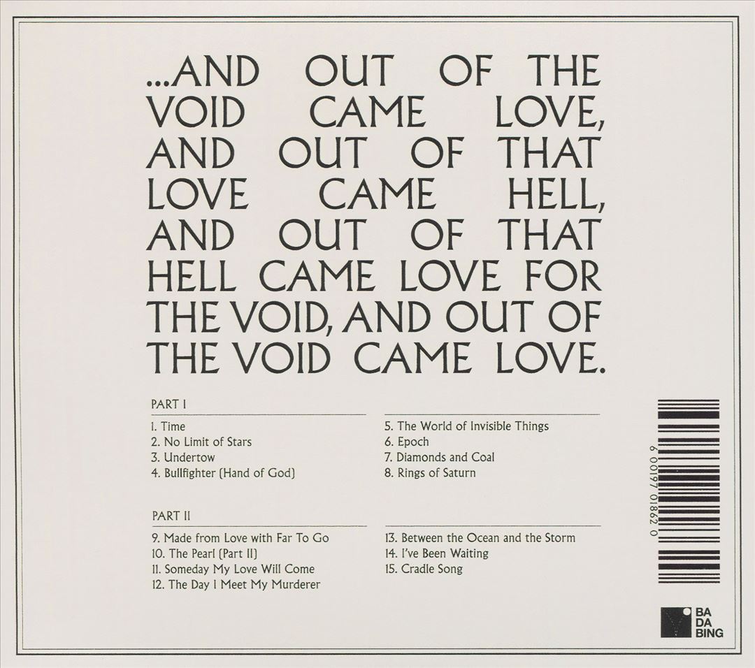 ...And Out of the Void Came Love cover art