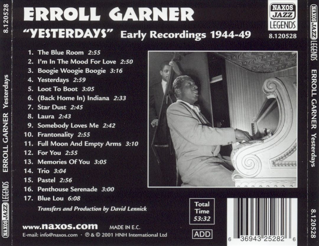 Yesterdays 1944-1949 cover art