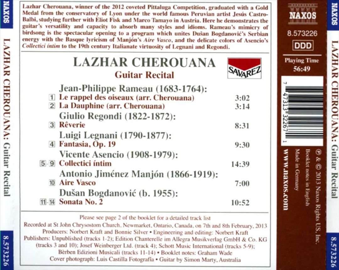 Laureate Series, Guitar: Lazhar Cherouana cover art