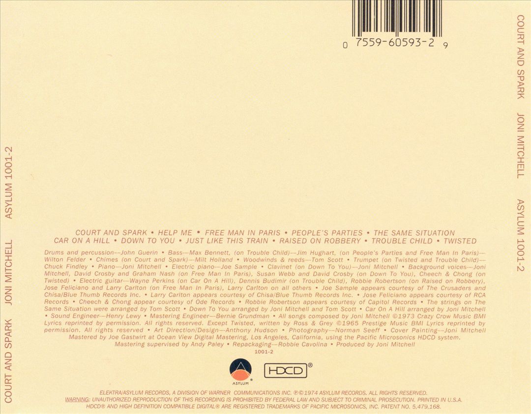 Court and Spark cover art