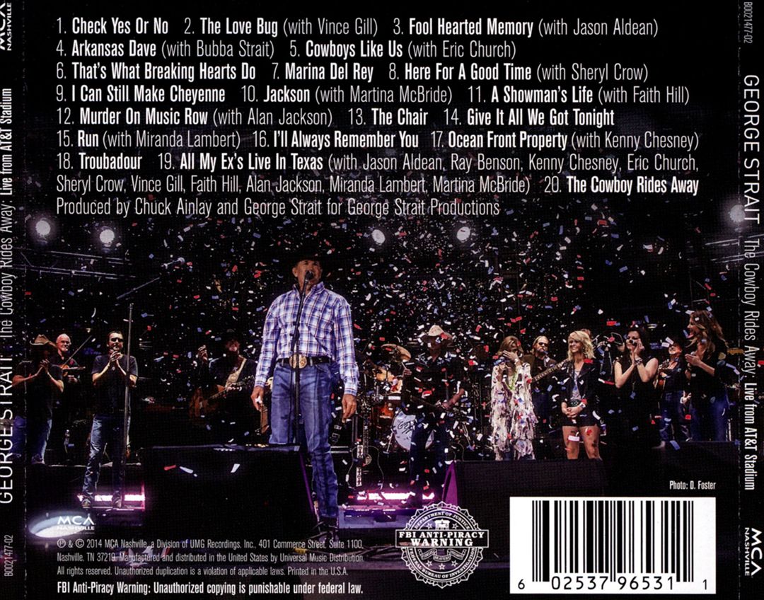 Cowboy Rides Away: Live from AT&T Stadium cover art
