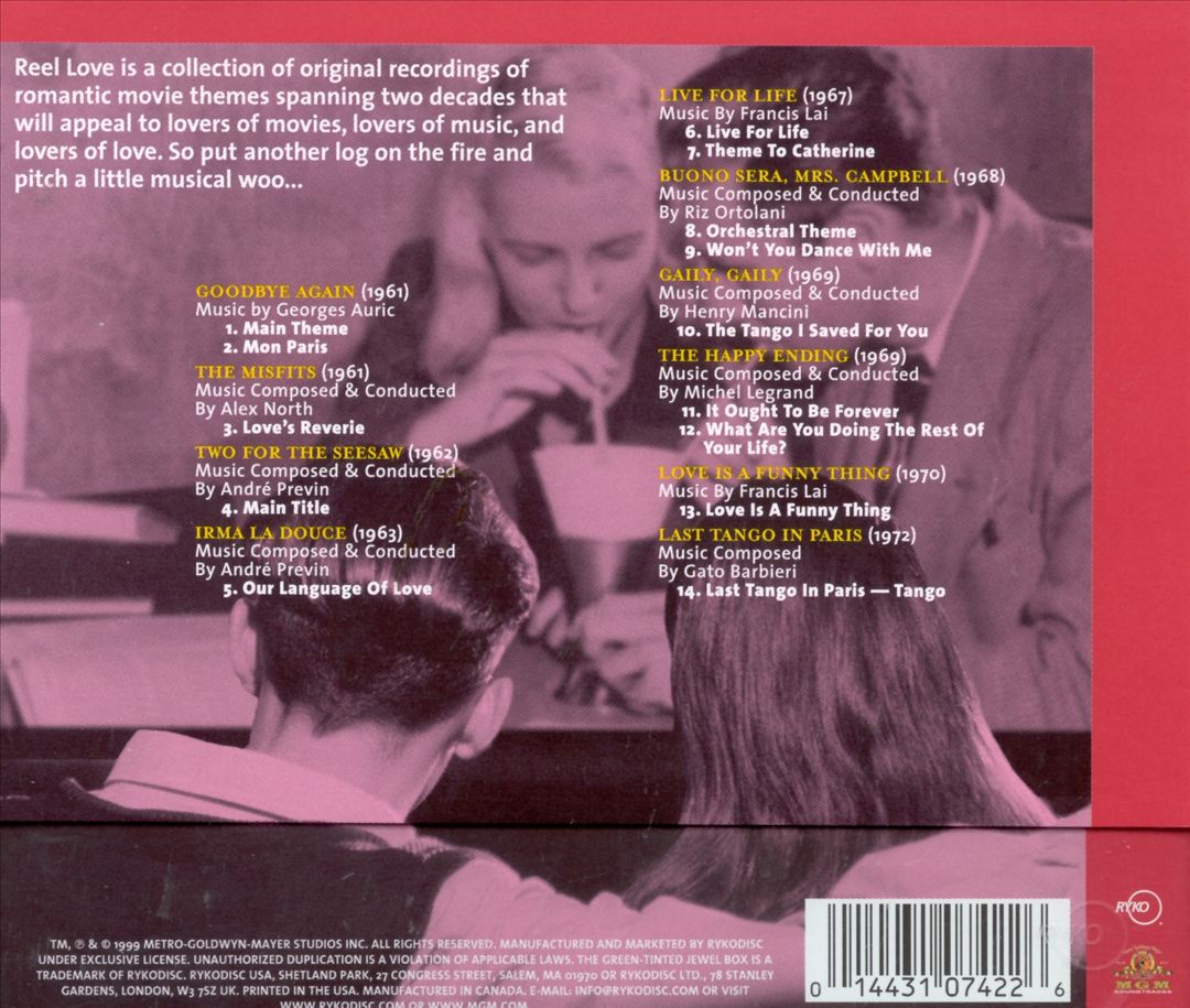 Reel Love: Great Romantic Movie Themes cover art