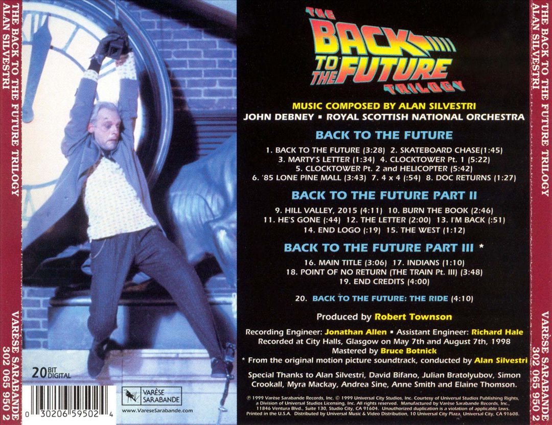 Back to the Future Trilogy cover art