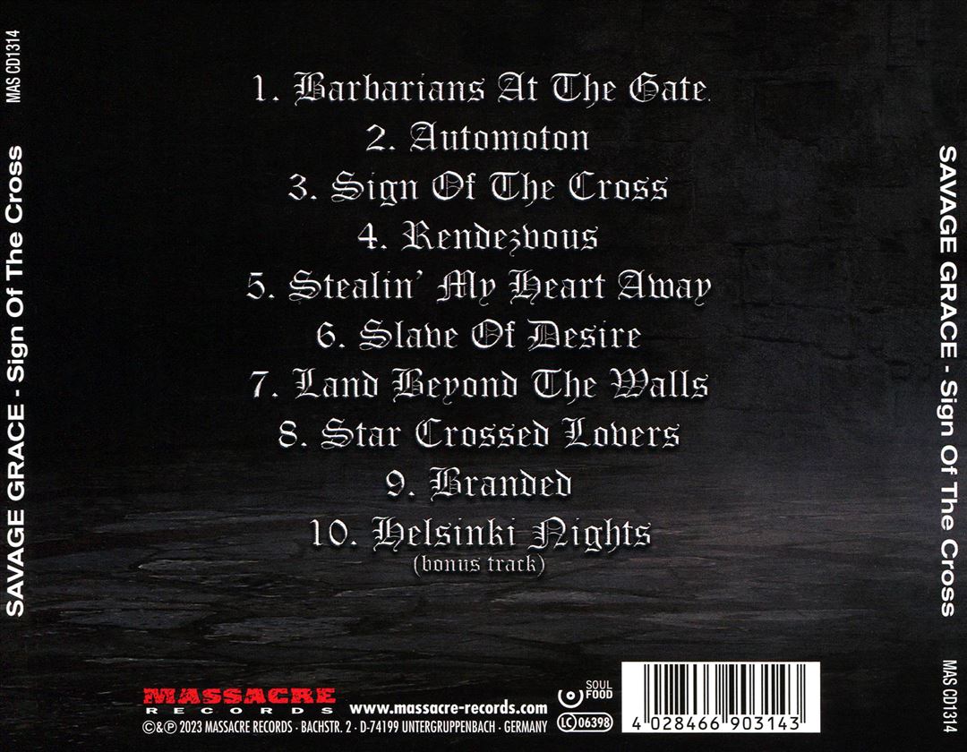 Sign of the Cross cover art