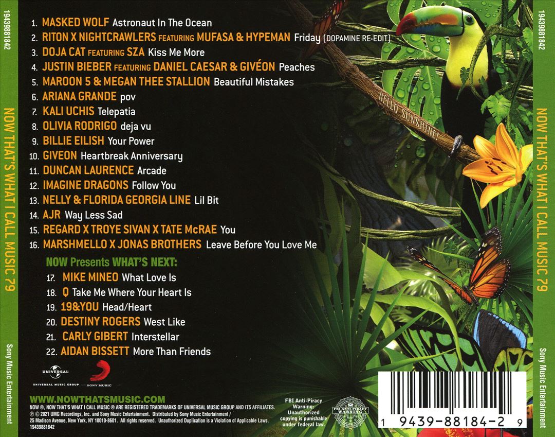 Now That's What I Call Music!, Vol. 79 cover art