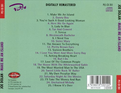 Make Me an Island: Best of Joe Dolan cover art