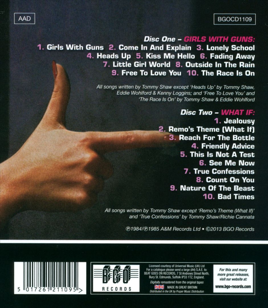 Girls with Guns/What If cover art