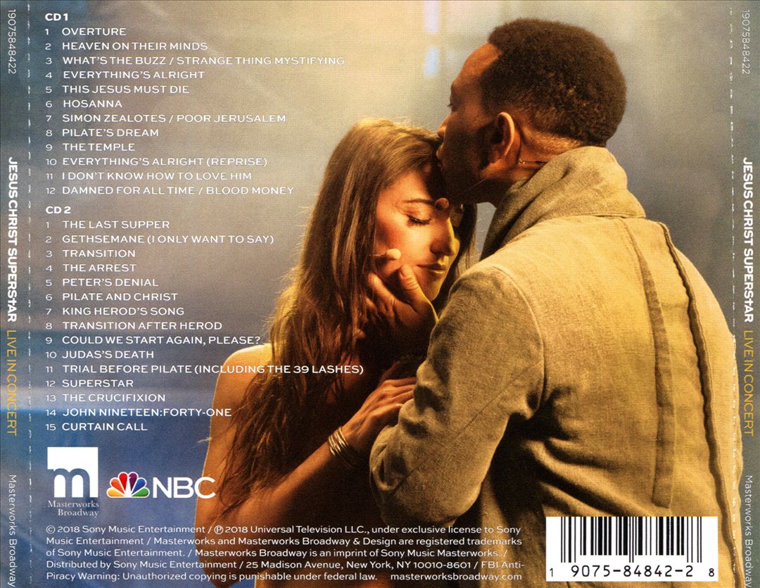 Jesus Christ Superstar: Live In Concert cover art