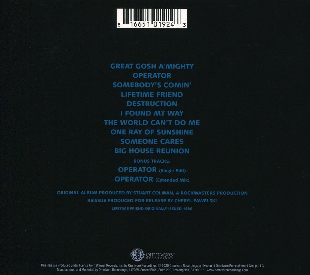 Lifetime Friend cover art