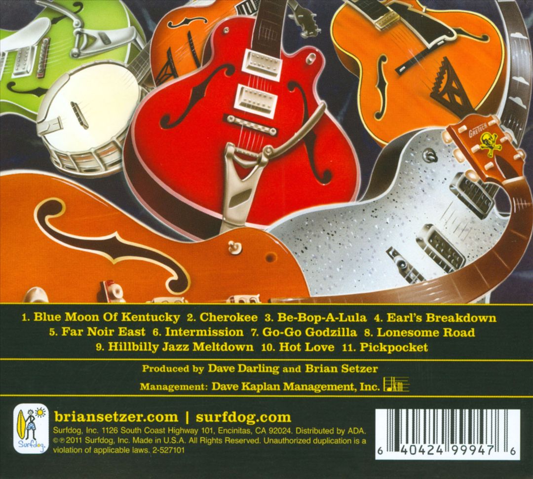 Setzer Goes Instru-MENTAL! cover art