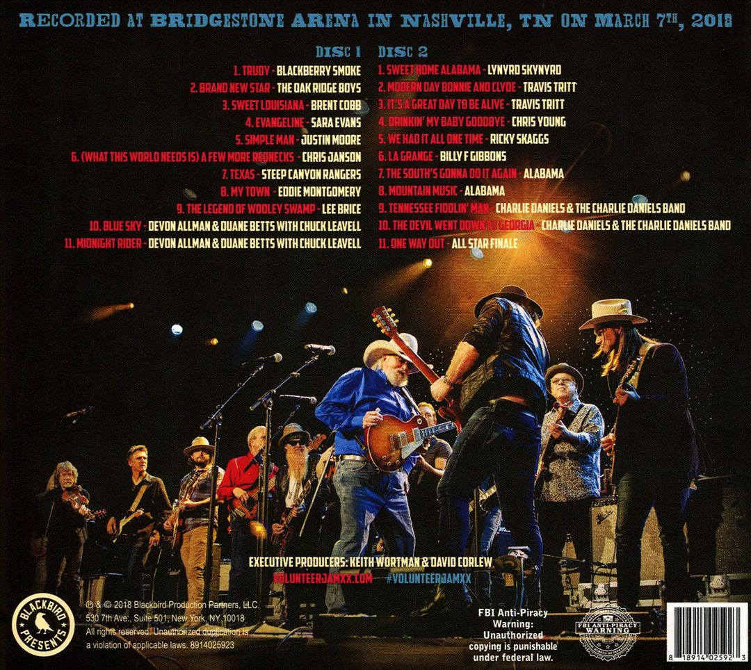 Volunteer Jam XX: A Tribute to Charlie Daniels cover art
