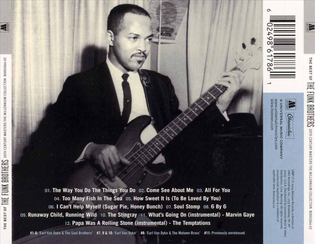 20th Century Masters - The Millennium Collection: The Best of the Funk Brothers cover art